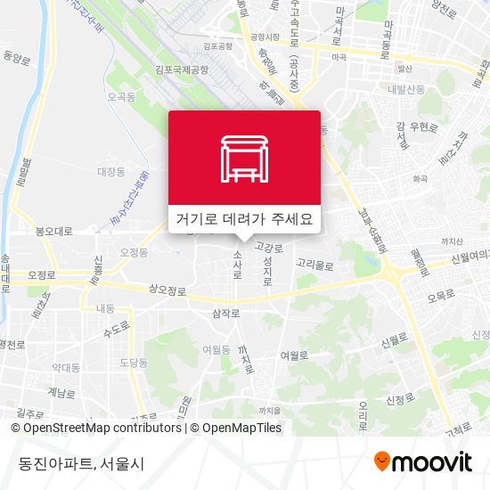 동진아파트 지도