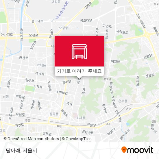 당아래 지도