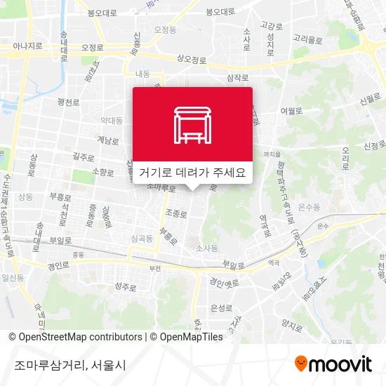 조마루삼거리 지도