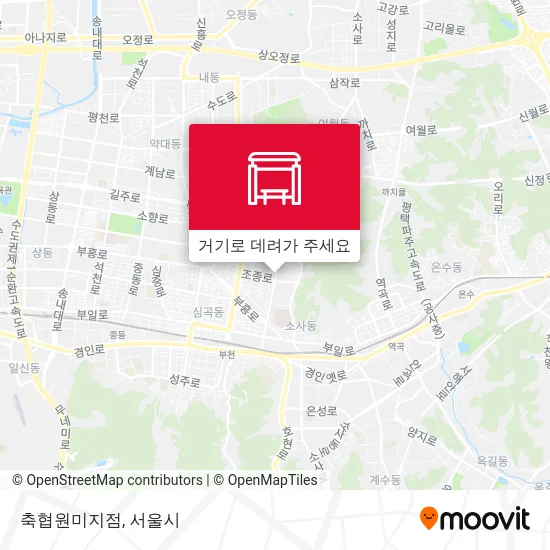 축협원미지점 지도