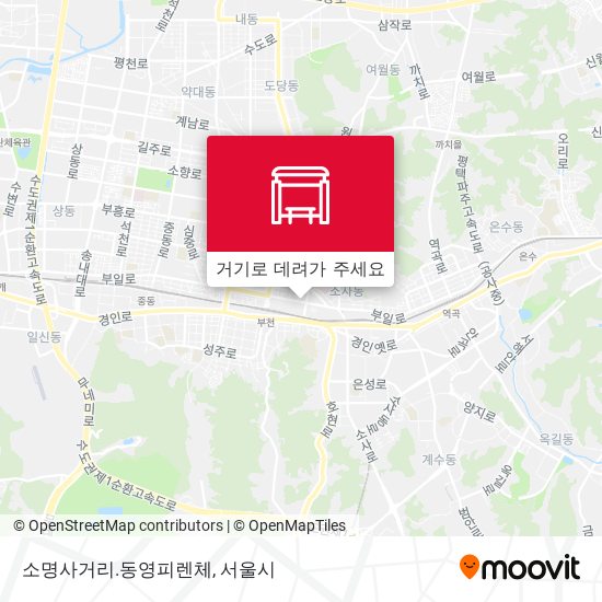 소명사거리.동영피렌체 지도
