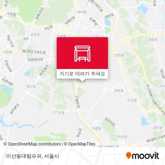 미산동대림슈퍼 지도