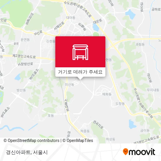 경신아파트 지도