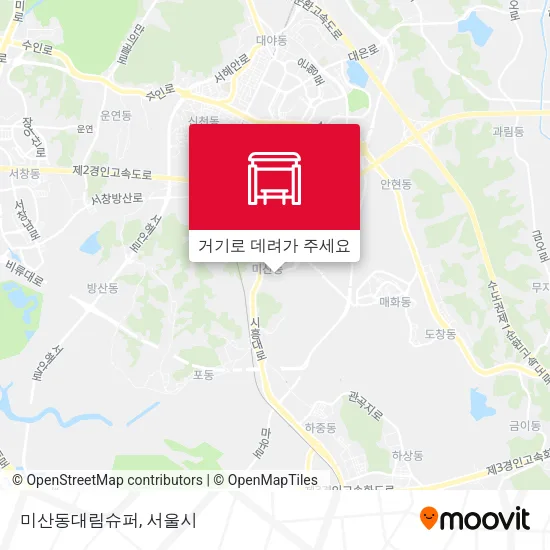 미산동대림슈퍼 지도