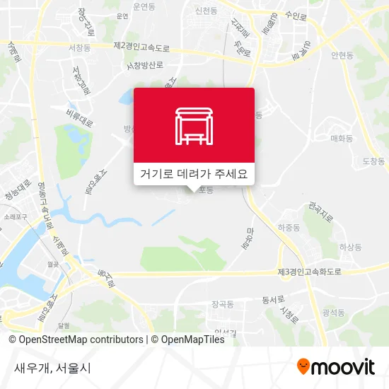 새우개 지도
