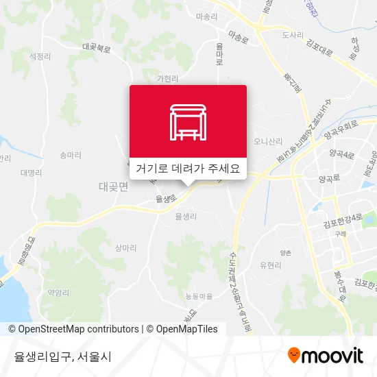 율생리입구 지도