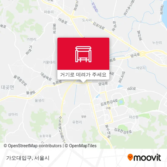 가오대입구 지도