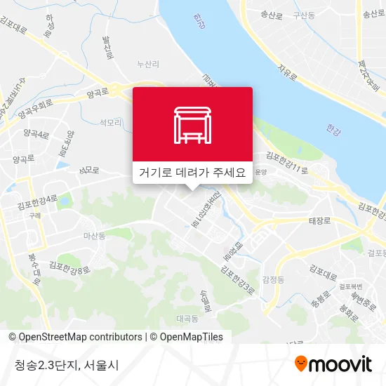 청송2.3단지 지도
