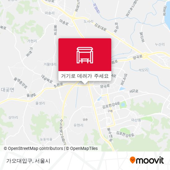 가오대입구 지도