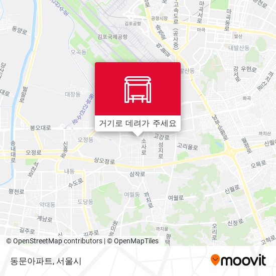 동문아파트 지도