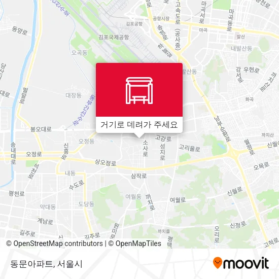 동문아파트 지도