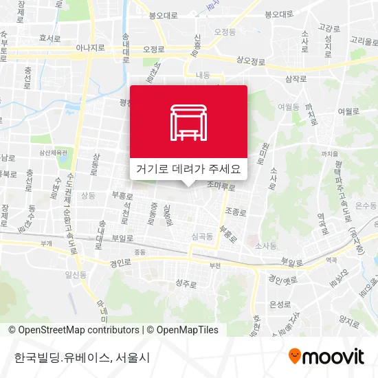 한국빌딩.유베이스 지도
