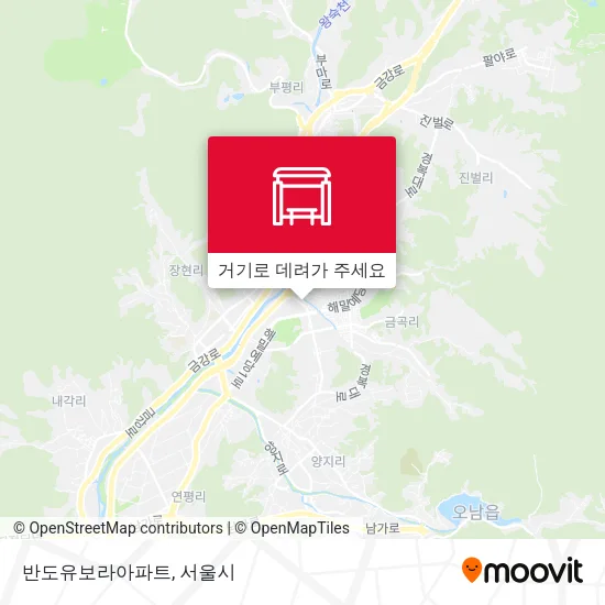반도유보라아파트 지도