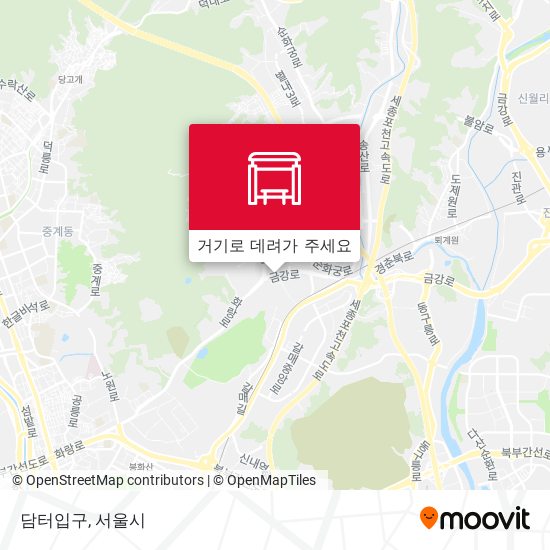 담터입구 지도