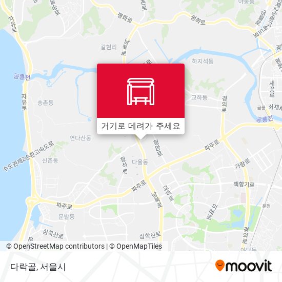 다락골 지도