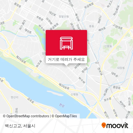 백신고교 지도