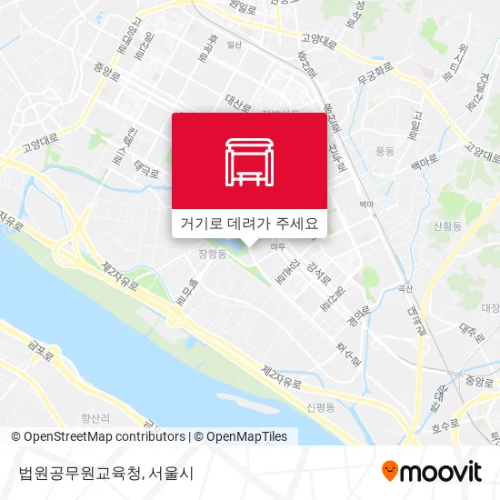 법원공무원교육청 지도