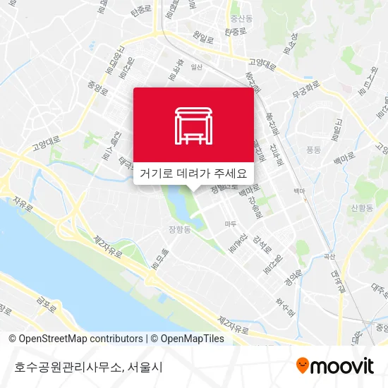 호수공원관리사무소 지도
