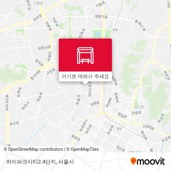하이파크시티2.4단지 지도
