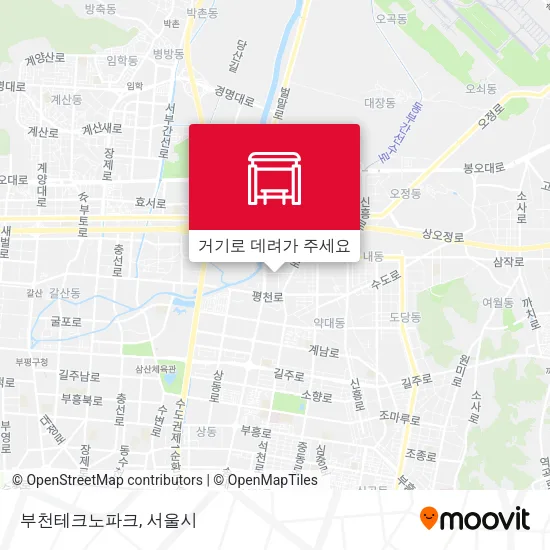 부천테크노파크 지도