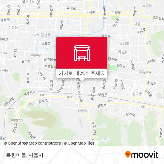 목련마을 지도