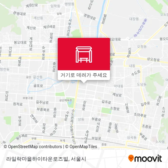 라일락마을하이타운로즈빌 지도