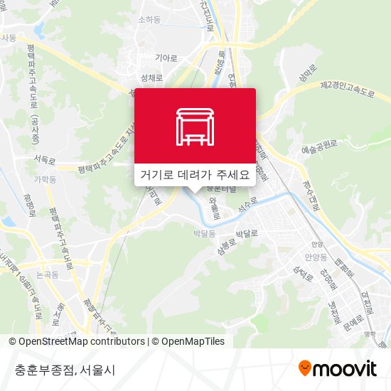 충훈부종점 지도