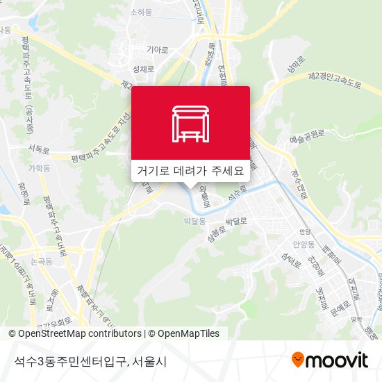 석수3동주민센터입구 지도