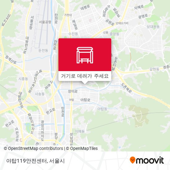 야탑119안전센터 지도