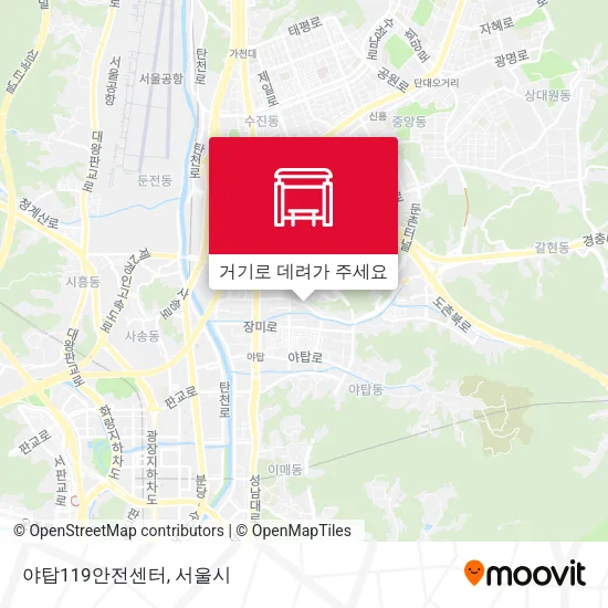 야탑119안전센터 지도
