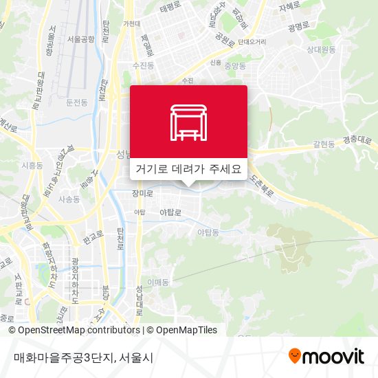 매화마을주공3단지 지도