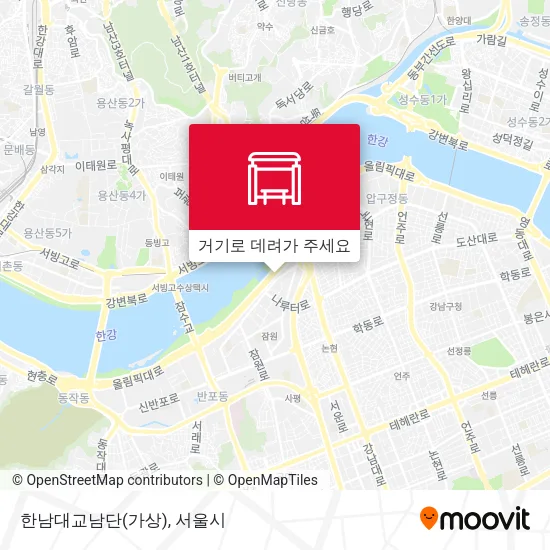 한남대교남단(가상) 지도