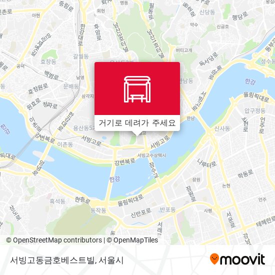 서빙고동금호베스트빌 지도