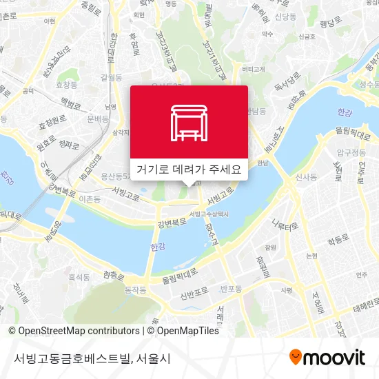 서빙고동금호베스트빌 지도