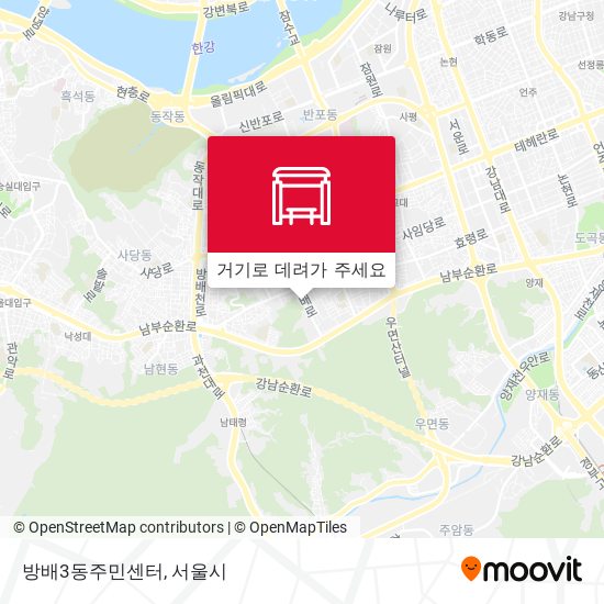 방배3동주민센터 지도