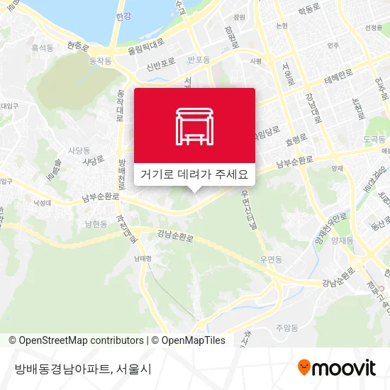 방배동경남아파트 지도