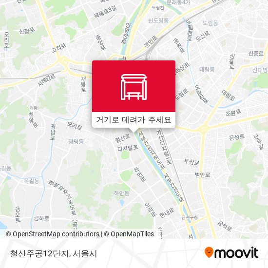 철산주공12단지 지도