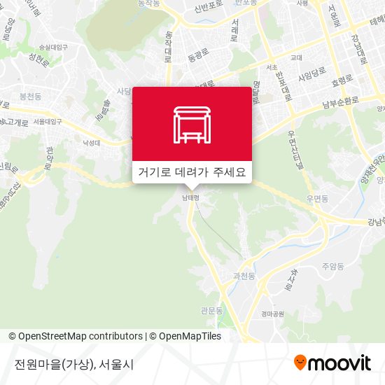전원마을(가상) 지도