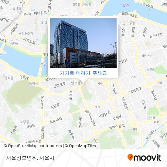 서울성모병원 지도