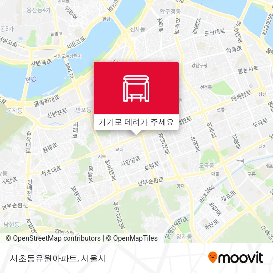 서초동유원아파트 지도