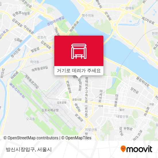 방신시장입구 지도