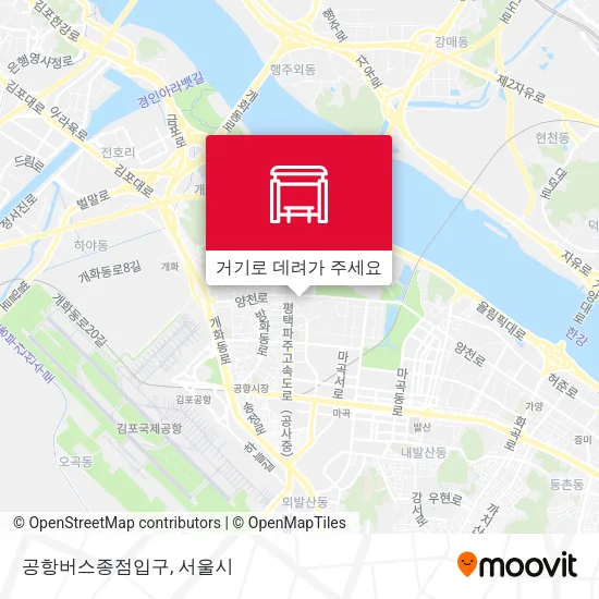 공항버스종점입구 지도