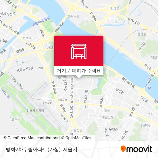 방화2차우림아파트(가상) 지도