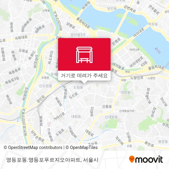 영등포동.영등포푸르지오아파트 지도