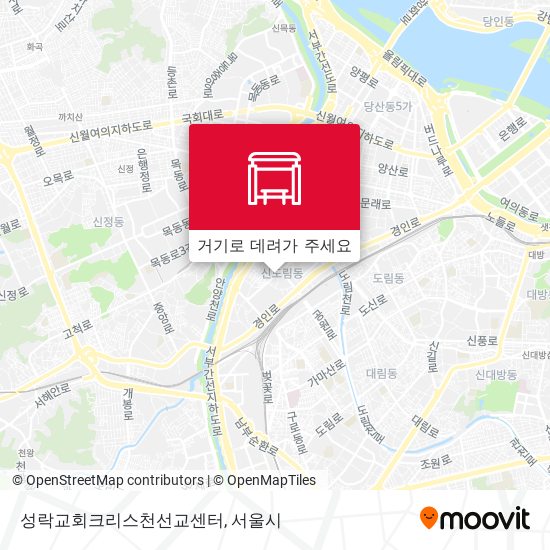 성락교회크리스천선교센터 지도