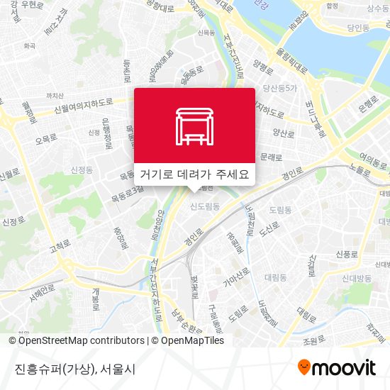 진흥슈퍼(가상) 지도