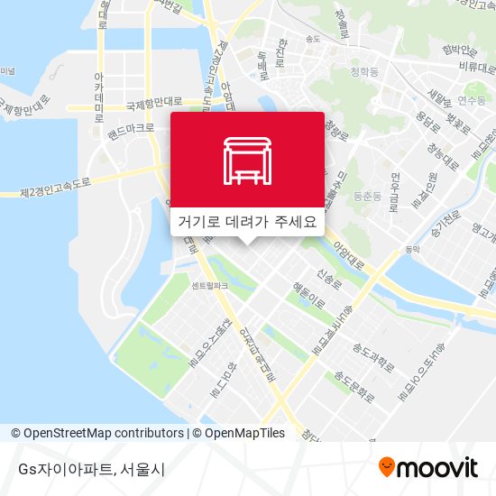 Gs자이아파트 지도