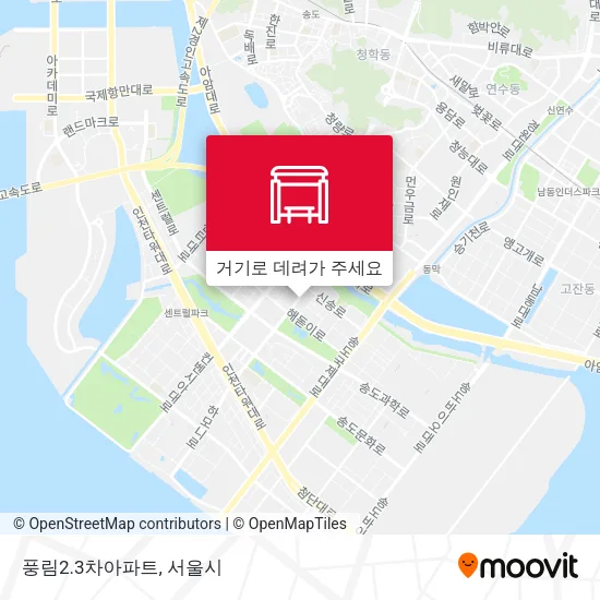 풍림2.3차아파트 지도