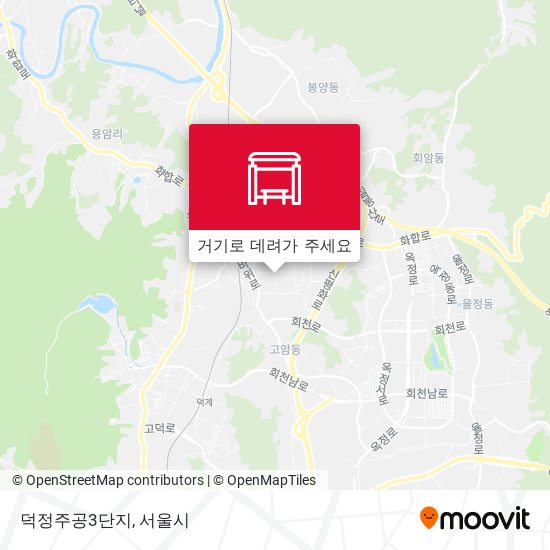 덕정주공3단지 지도