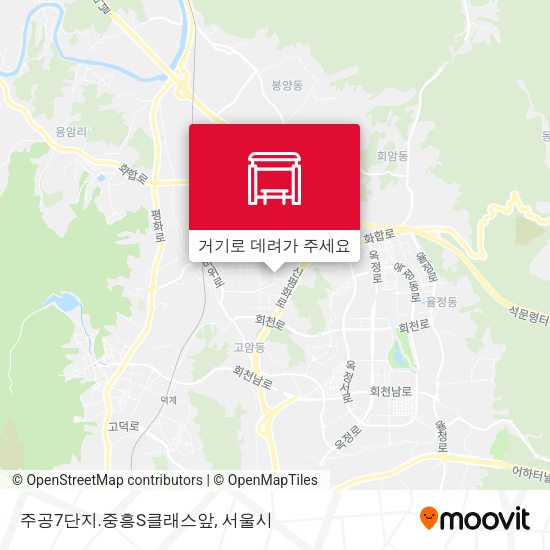 주공7단지.중흥S클래스앞 지도